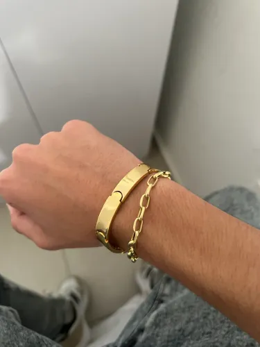 BRACELETE BANHADO A OURO