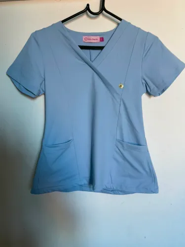 Scrub Feminino Moove Azul Frozen