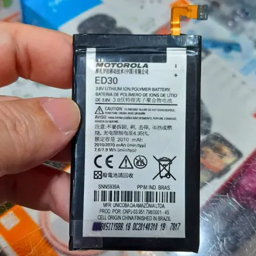 Bateria Motorola ED30 Original usada com 3 meses de garantia