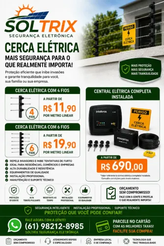 Cerca Eletrica em Promoção