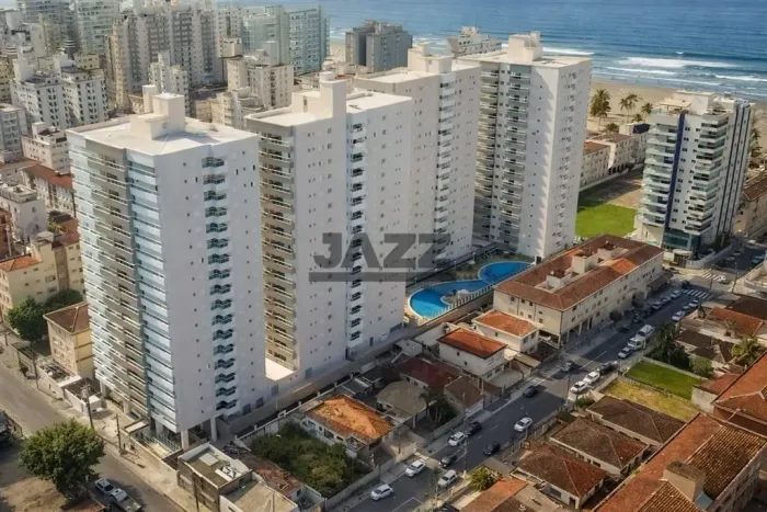 Apartamento apenas 230 metros da praia com 3 Suítes e 2 Vagas de Garagem no Bairro