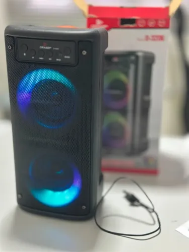 Caixa de Som Bluetooth Grasep D-3206 20W | Na Caixa | Pouquíssimo Uso