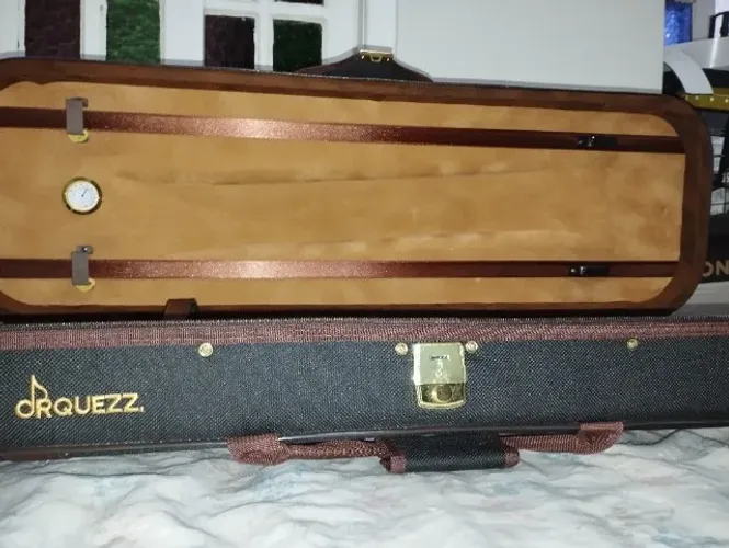 Estojo Case Térmico Retangular Luxo Para Violino 4/4 Orquezz