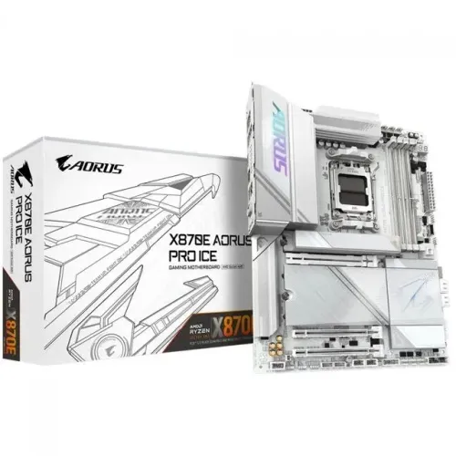 PLACA MÃE GIGABYTE AORUS X870E PRO ICE 