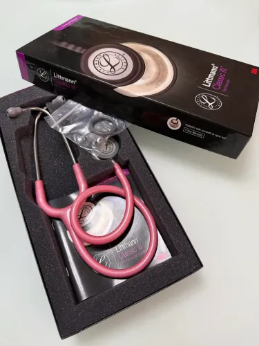 Estetoscópio Littmann Classic III Rosa ? Novo, na Caixa
