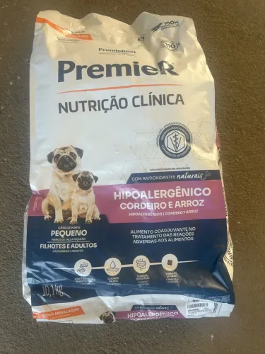 Pacote de ração Hipoalergênico