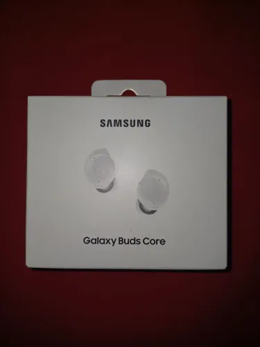 Fone de Ouvido Bluetooth Samsung Buds Core com Cancelamento de Ruído - Branco<br><br>