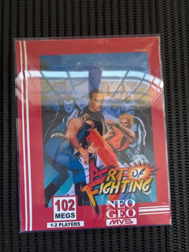 Jogo Art Of Fighting Neo Geo Original Caixa retrô