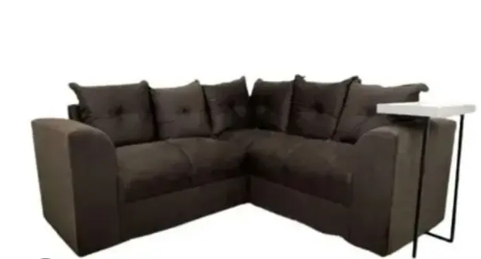 (PASSO CARTÃO) Sofá de canto, capa de almofada removível para auxiliar nas limpezas