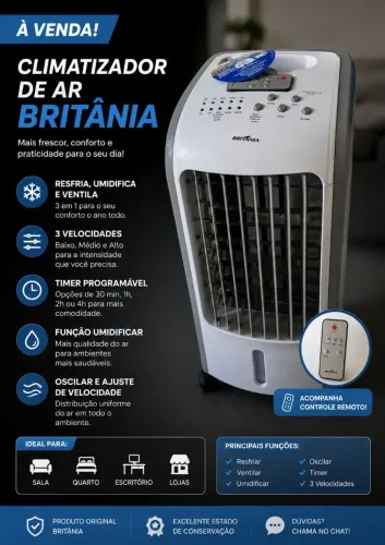 Climatizador britânia 