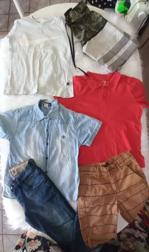 Lote menino veste 7/8 anos Total 29 peças 