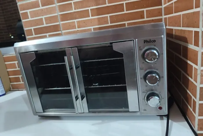 Forno Elétrico Philco Pfe45i Duo, 45 Litros, Inox, Timer