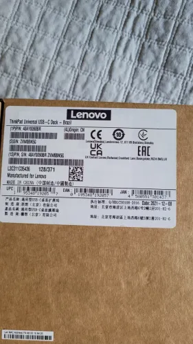 Dock Station Lenovo thinkpad usb-c 40ay0090br