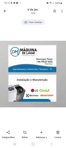 Máquina de lavar 