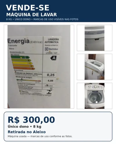 Máquina de lavar