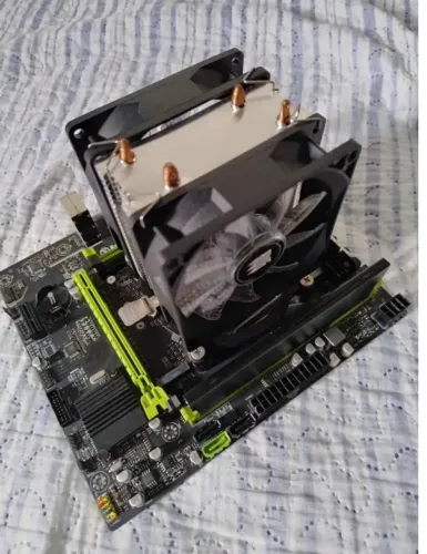 Kit Xeon pronto pra uso. Placa mãe/16gb RAM/Xeon 2680 v4 2666 v3/ air cooler