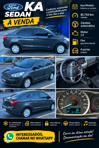 Ford KA 1.5 Sedan SE 12V Flex 4P Aut. 2019