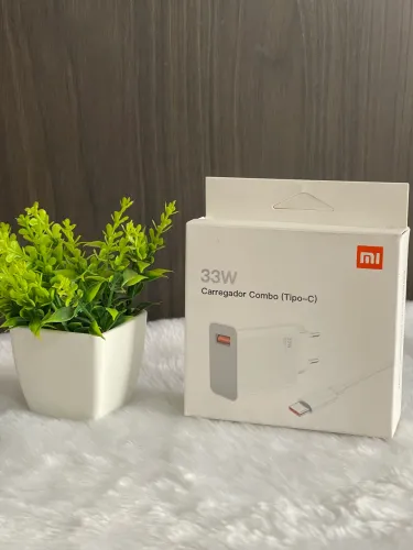 Fonte Carregador Xiaomi 33W Turbo Charge Tipo-C com Cabo USB-C