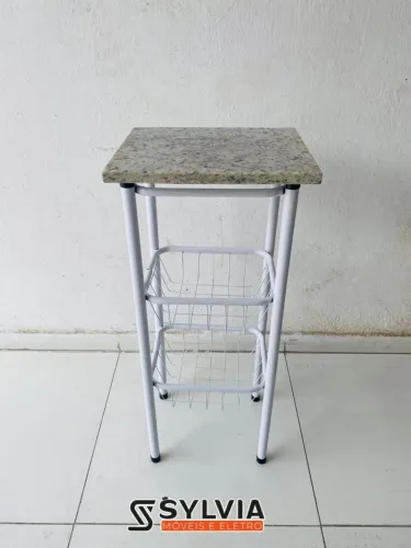 Fruteira com pedra de granito