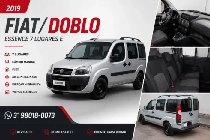 Fiat Doblo Essence 1.8 Flex 16V 5P 2019