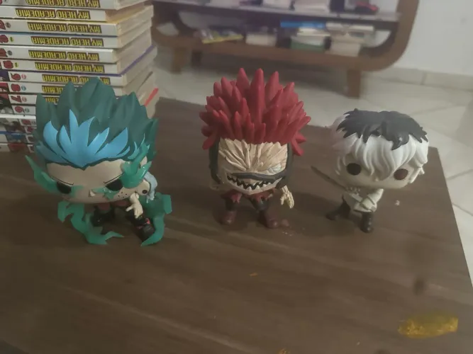 Funko pop: Midoriya, Kirishima e Sasaki Haise