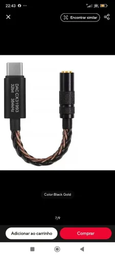 Dac Amplificador de fone de ouvido