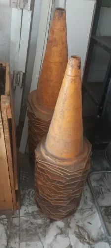 Cones para sinalizacao