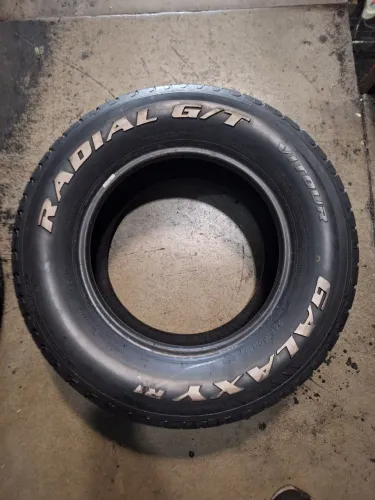 4 pneus 245/60R14 letra branca riscado bom sem defeitos