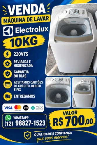 Máquina electrolux 10kg