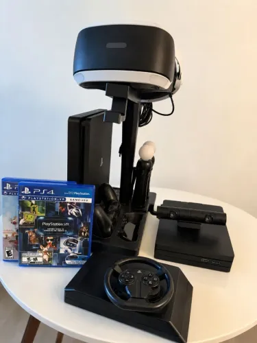 PS4 Slim 1TB + PlayStation VR Completo - Excelente Estado!