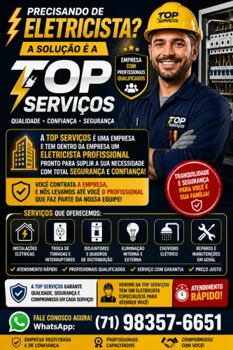 Precisando de Eletricista? Atendimento Rápido e Profissional em Salvador!