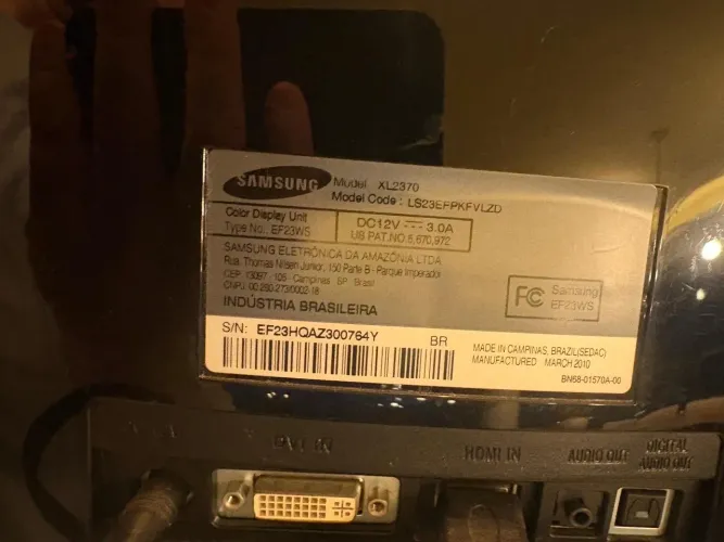 Monitor Samsung SyncMaster XL2370 LED Full HD 23? - HDMI