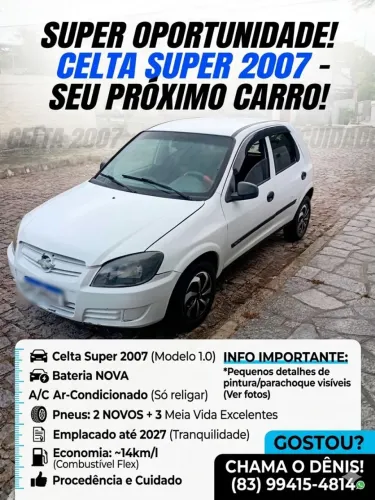 Chevrolet Celta Super 1.0 MPFI 8V Flexpower 5P 2007