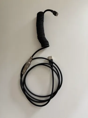 Cabo Coil para teclado USB-C - USB-A
