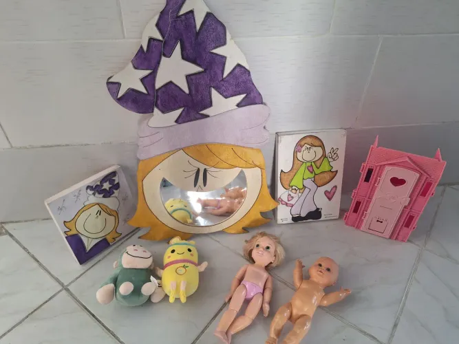 Combo decoração e brinquedos 