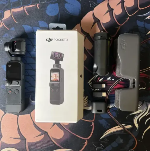 Câmera Dji Osmo Pocket 2 4k 64mp Estabilizador Completo