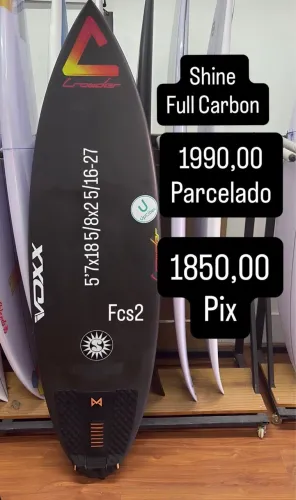 PRANCHA DE SURF DE CARBONO - PROMOÇÃO 