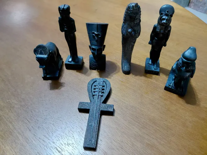 Miniaturas egípcias decorativas