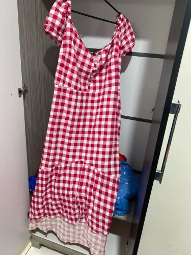 Vestido quadriculado - G ao GG