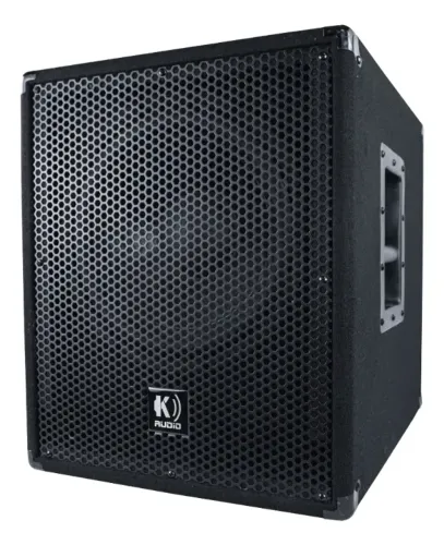 Caixa Sub Ativo K-AUDIO SW415A Subwoofer 15" ativo Kadosh