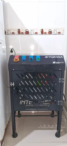 masseira jetmassa interlaser preta 10kg