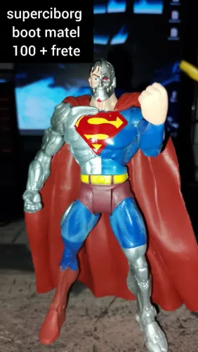 Superman ciborg mattel - bootleg