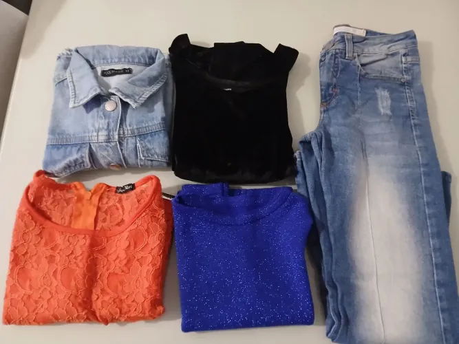 Vendo esse kit infantil menina 9/10 anos usadas em boas condições