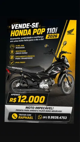 Pop 110i 2026 novíssima
