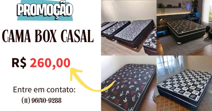 cama box casal (promoção)
