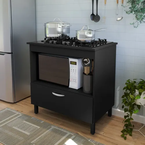 ARMÁRIO PARA FOGÃO COOKTOP 4 BOCAS