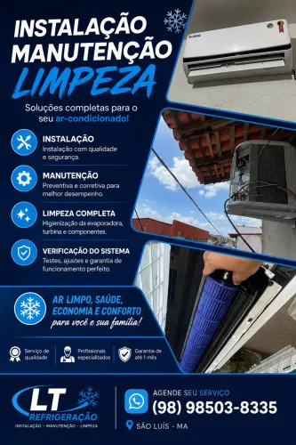 Ar condicionado limpeza instalação e manutenção