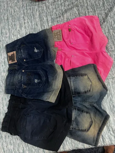 Quatro(4) short da pitbull jeans p/ 160 semi novos