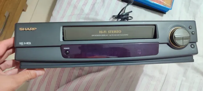 Vídeo cassete Sharp 6 cabeças 