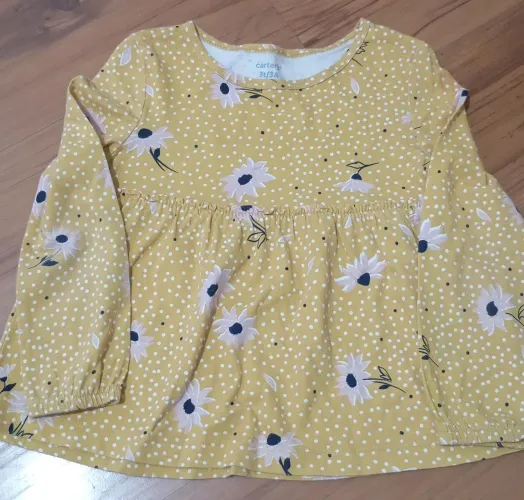 Blusa Carter's veste 3 anos